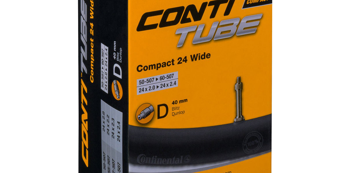 CONTINENTAL 24" SISÄRENGAS – kaikki leveydet ja venttiilityypit
