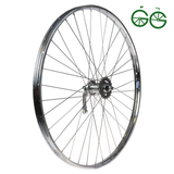 28" TAKAKIEKKO 22-622 VELOSTEEL 1-v KROMITERÄS – kestävä jalkajarrukiekko