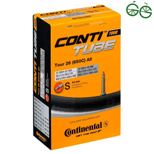 CONTINENTAL 26" SISÄRENGAS – kaikki leveydet ja venttiilityypit