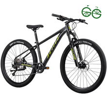 Lataa kuva galleriaan, ACTIVE TRICK 7 27,5&quot; 9-V MUSTA – upea nuorisomaasturi