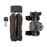 AXA FOLDABLE 1000 – taitettava lukko kuljetustelineellä