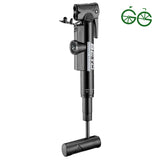 BETO 1-WAY TELES. MINI PUMP -pyöränpumppu painemittarilla