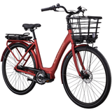 CRESCENT ELSA 28" 7-V ORANSSINPUNAINEN – upea kaupunkisähköpyörä