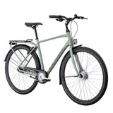 CRESCENT TARFEK VIHREÄ 28" 7-V – täydellisesti varusteltu kaupunkipyörä