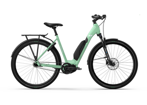 HELKAMA CE 28" 7-V LAGUUNINVIHREÄ – trekking- ja kaupunkisähköpyörä