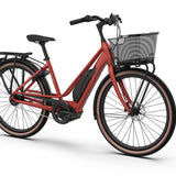 HELKAMA e-AINO 27,5" 5-V PUNAINEN – klassikkopyörän moderni sähköversio