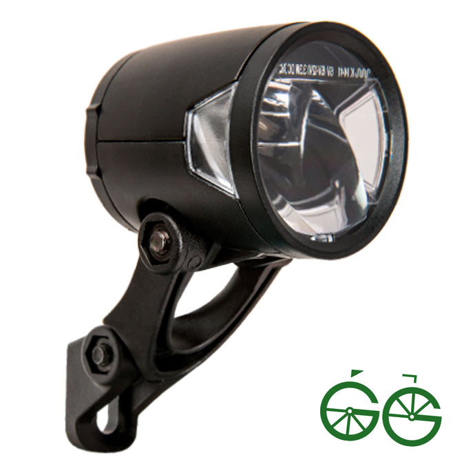 HERRMANS H-BLACK MR8 180 LM – kirkas led-etuvalo 6 V:n napadynamoon