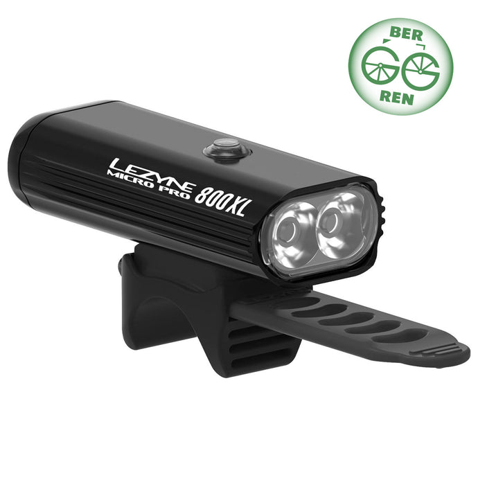 LEZYNE MICRO DRIVE PRO 800XL – usb-ladattava supertehokas led-etuvalaisin