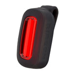 Polkupyörän cob led-takavalo. Musta, silikonikuori