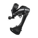 Musta Shimano Acera -takavaihtaja. Sopii 7-8-vaihteisen kasetin kanssa käytettäväksi. 