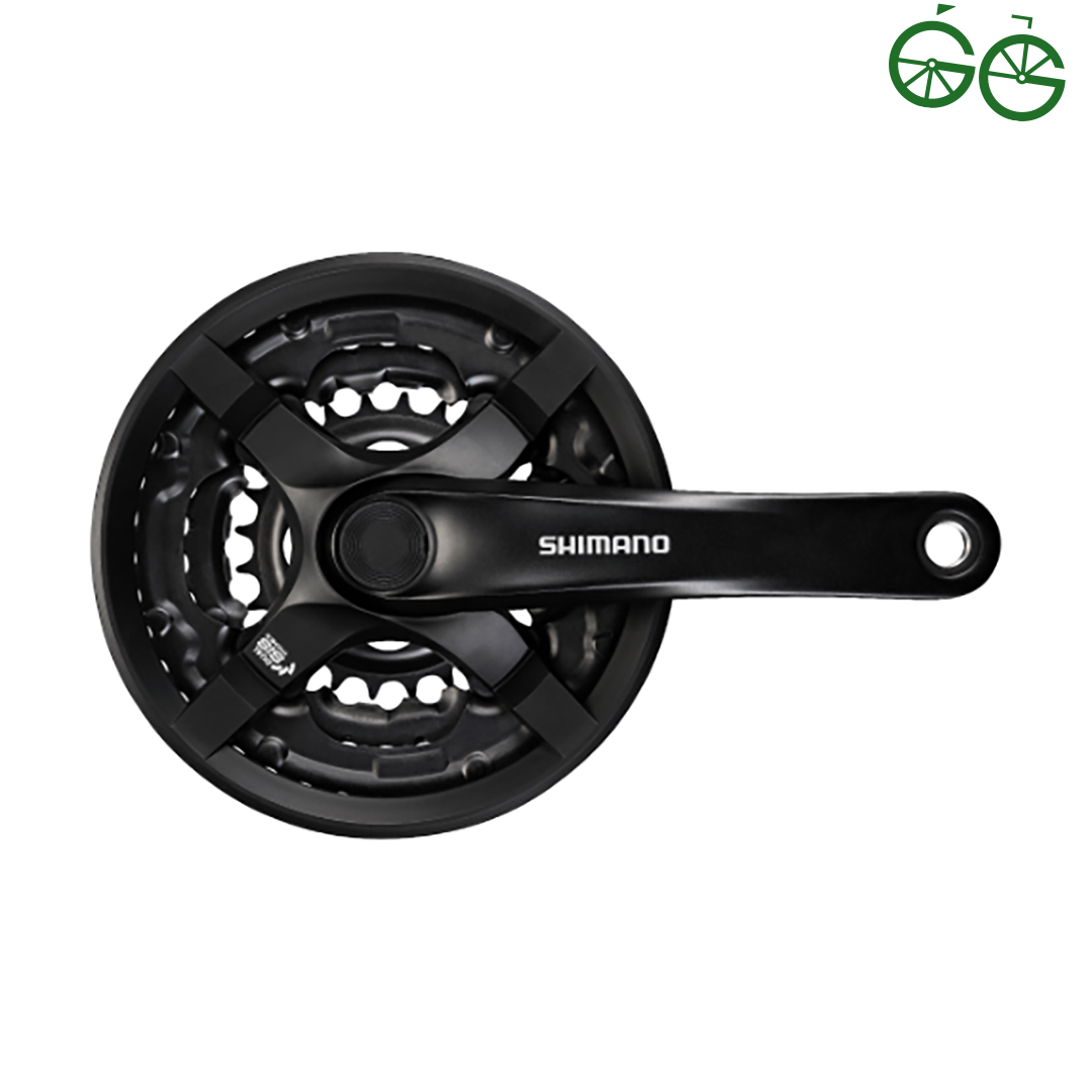 SHIMANO FC-TY501 – musta kampisarja 8/7/6 -vaihdejärjestelmiin
