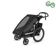 Lataa kuva galleriaan, THULE CHARIOT SPORT 2 SINGLE + JUOKSUSETTI (DEMO) – yhden lapsen pyörä-/juoksu-/hiihtokärry