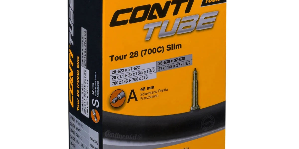 CONTINENTAL 28" SISÄRENGAS – kaikki leveydet ja venttiilityypit