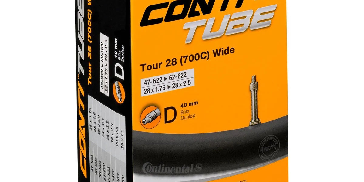 CONTINENTAL 28" SISÄRENGAS – kaikki leveydet ja venttiilityypit