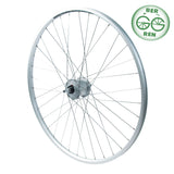 28" ETUKIEKKO ALEX ACE17 / SHIMANO NAPADYNAMO 18-622 TUPLAPOHJA 36r  – city- ja vakiopyörän napadynamollinen etupyörä